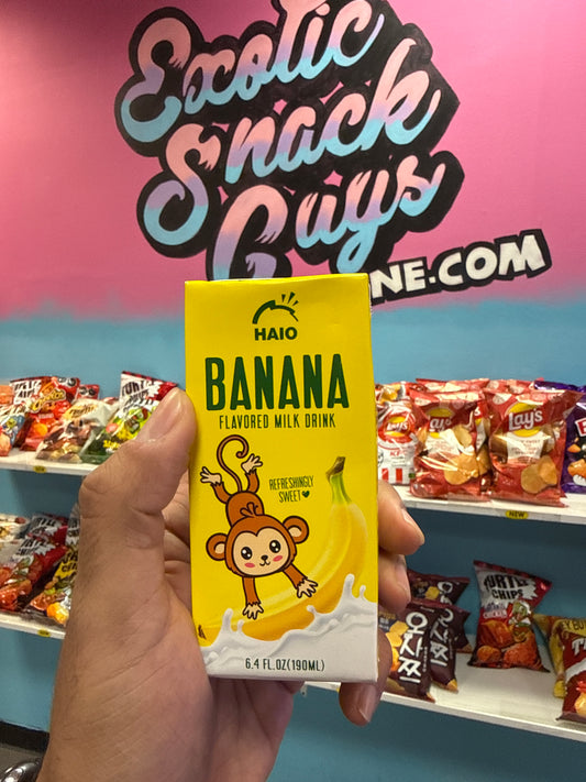 BANANA FLAVORED MILK, DRINK PRODUCT OF KOREA