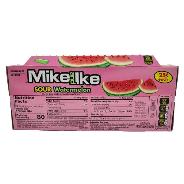 Mike & Ike Sour Watermelon Pre-Priced 2 for $2