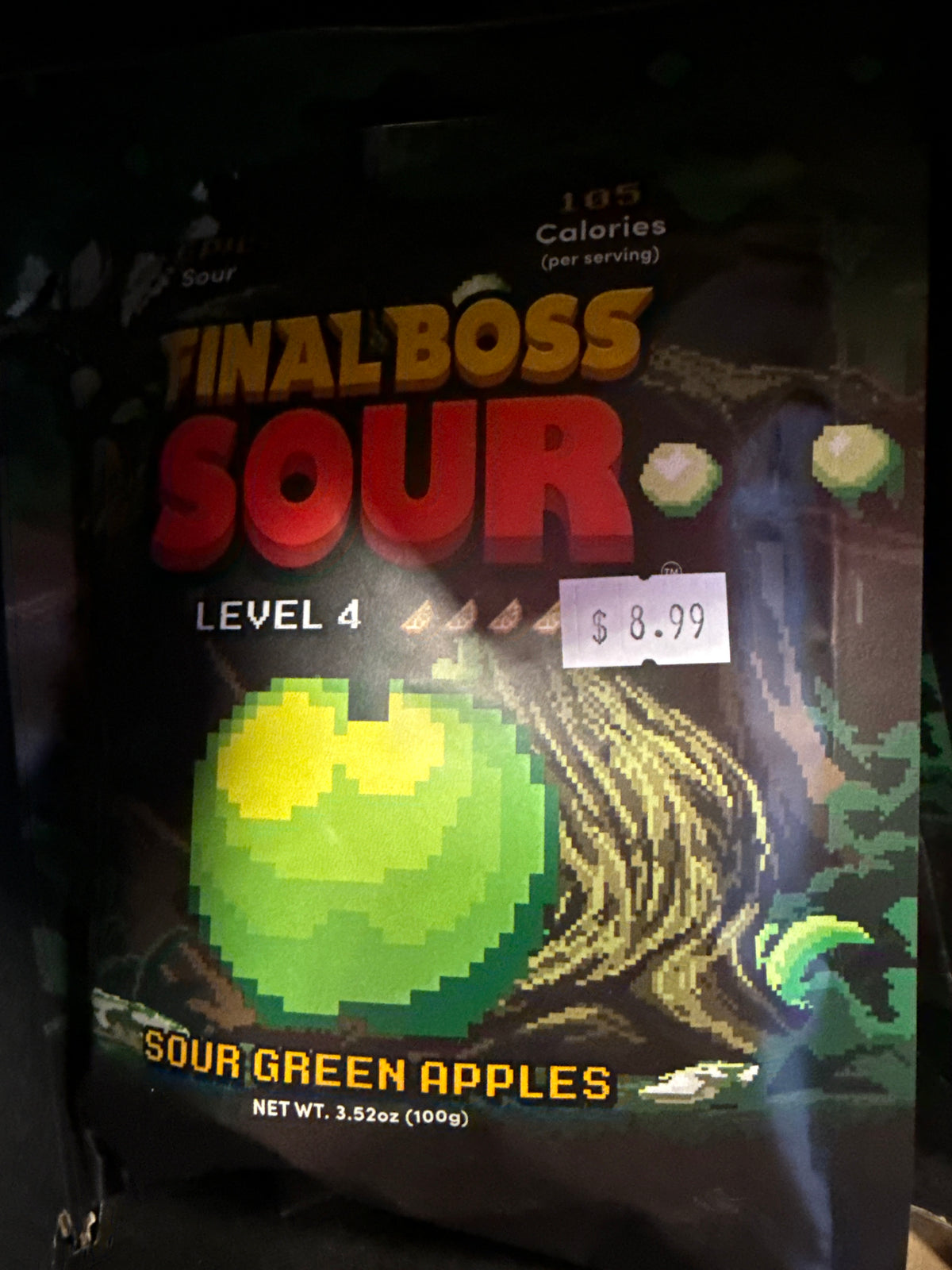 FINAL BOSS SOUR LEVEL FOUR SOUR GREEN APPLES