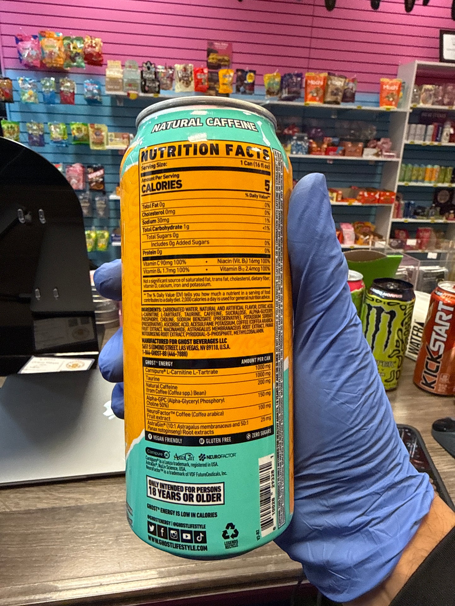 Ghost Energy Tropical Mango
