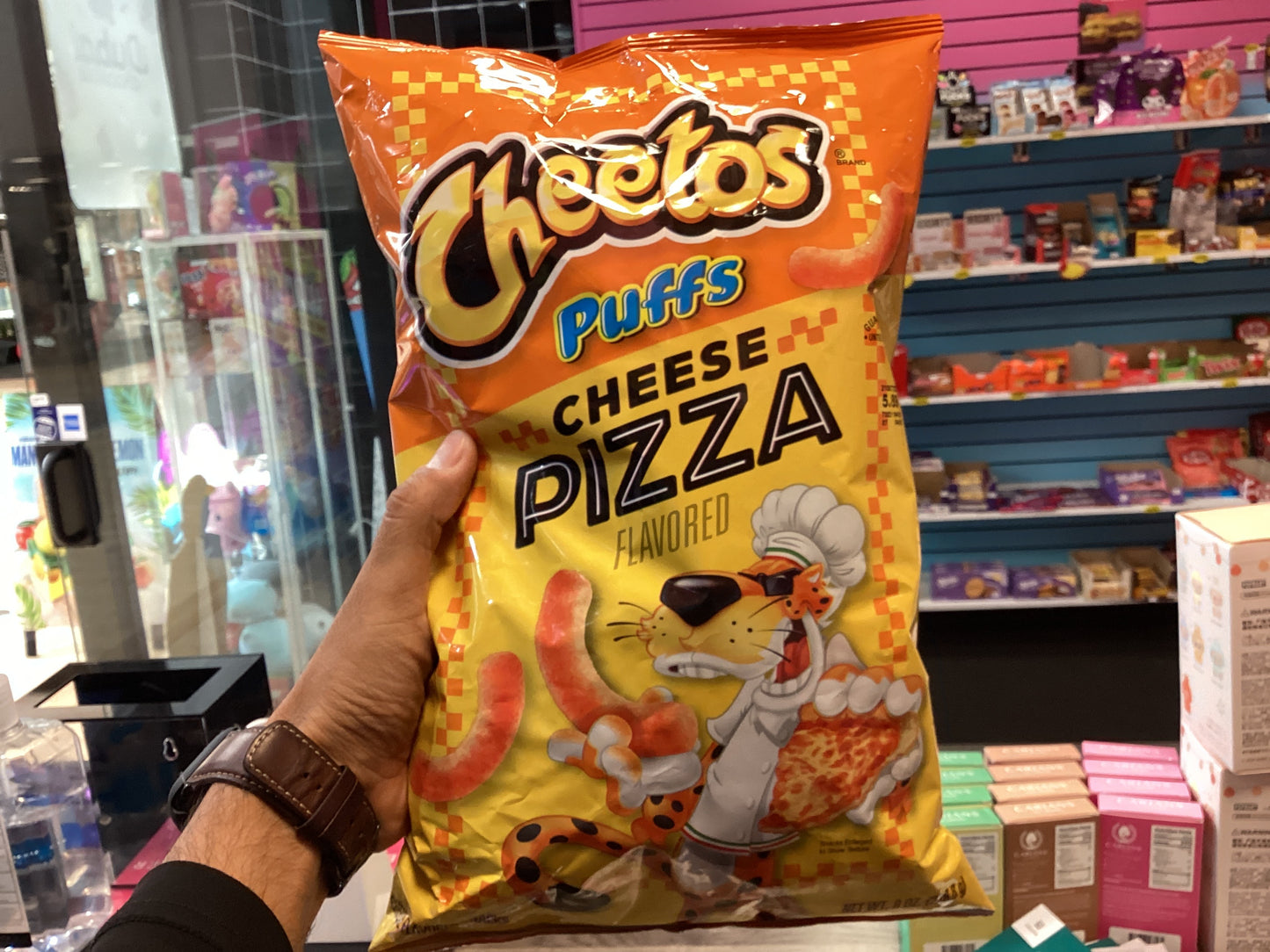 Cheetos Puffs Cheese Pizza