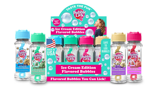 BubbleLick Ice Cream Edition - Flavored Bubbles