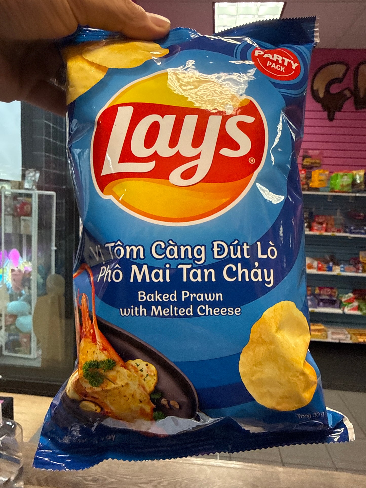 Lays Baked Prawn with Melted Cheese 90g