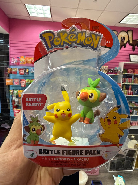 Grookey + Pikachu Battle Figure Pack