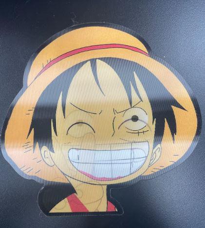 3D STICKER MONKEY D LUFFY