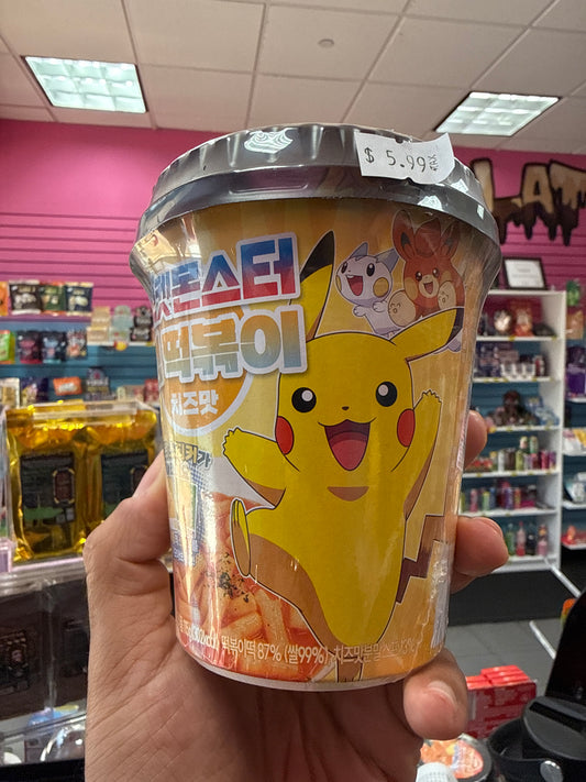 Pokemon Cup TTEOKBOKKI Cheese Product of Korea