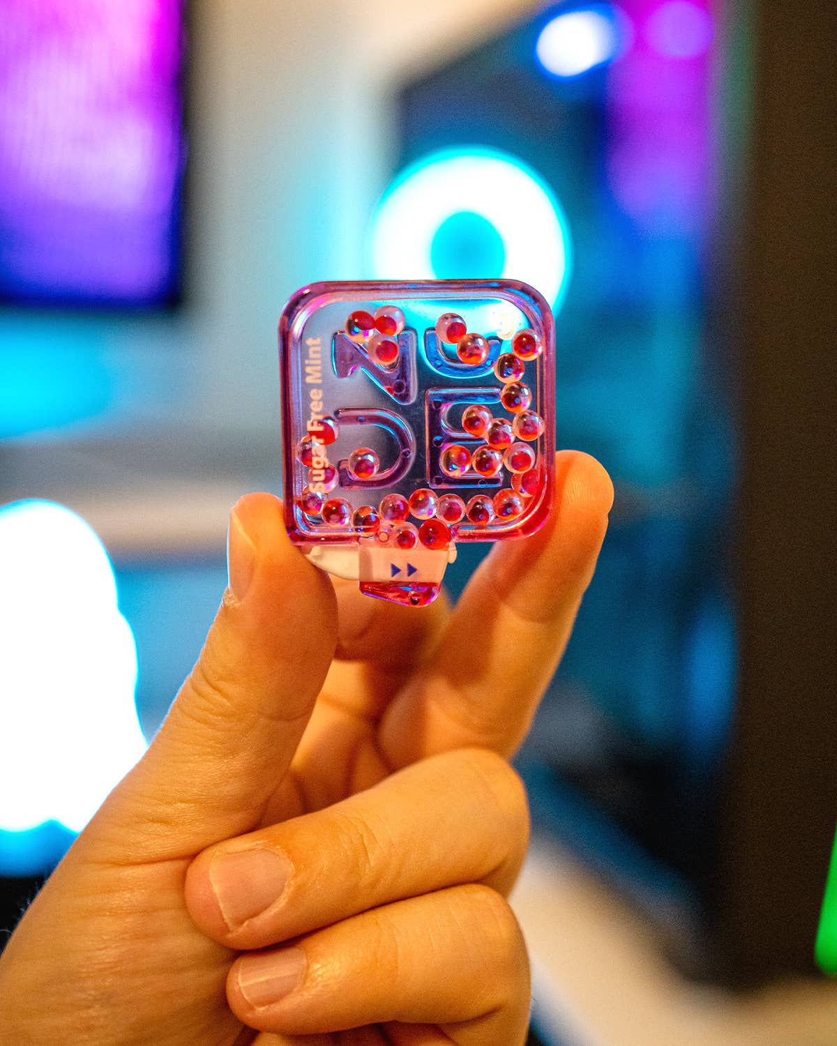 NUDE, Breath + Gut Mints for Gut Health - Raspberry Flavor