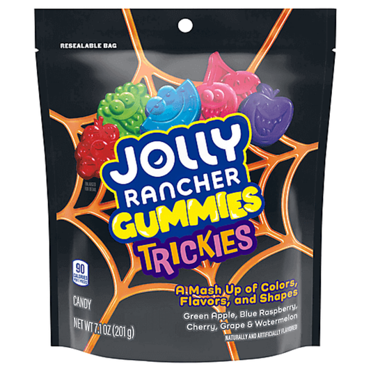 Jolly Rancher Trickies Gummies Resealable Bag 7.1oz
