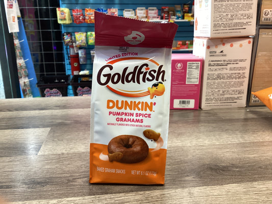 Goldfish Dunkin Pumpkin Spice Grahams Limited Edition