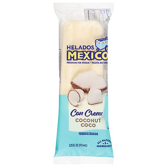 HELADOS MEXICO ICE CREAM BAR COCONUT 4 FL.OZ. (MEXICO)