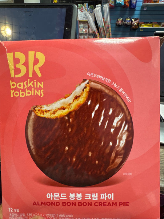BASKIN ROBBIN ALMOND CREAM PIE
