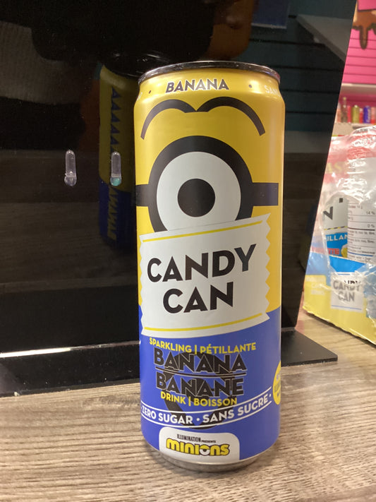 Candy Can Zero Sugar Sparkling Banana 330ml