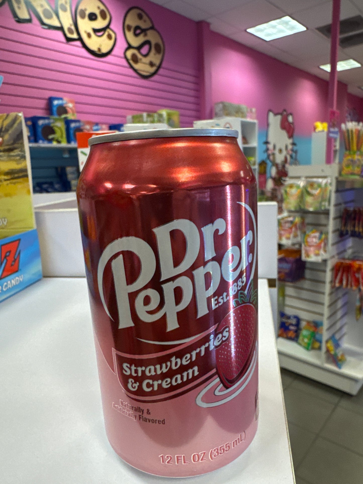 Dr. Pepper strawberries and cream