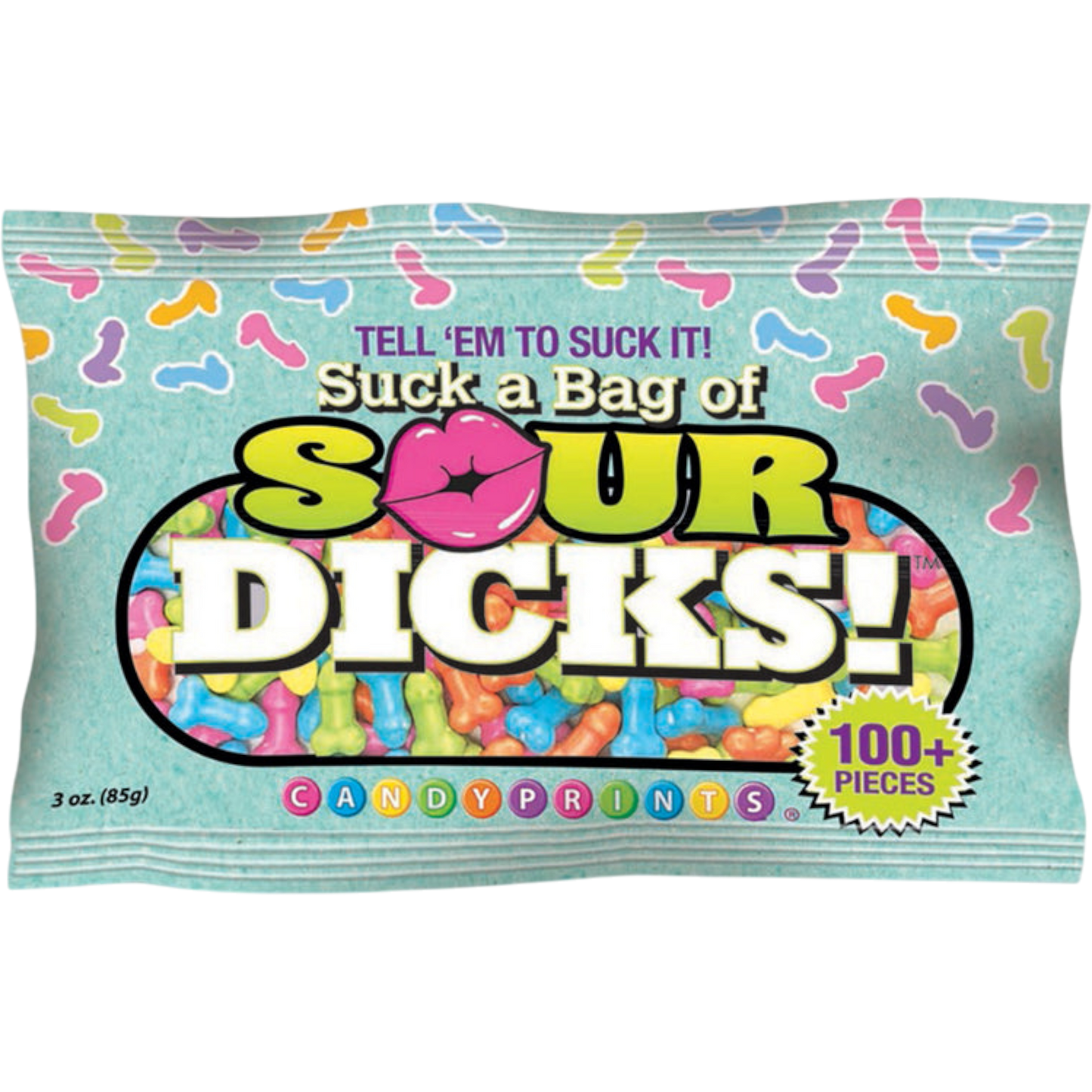 Suck a Bag of Sour Dicks Candy 3 oz
