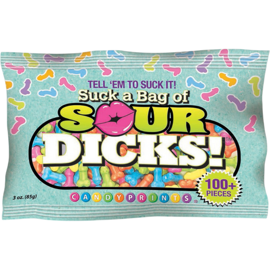 Suck a Bag of Sour Dicks Candy 3 oz