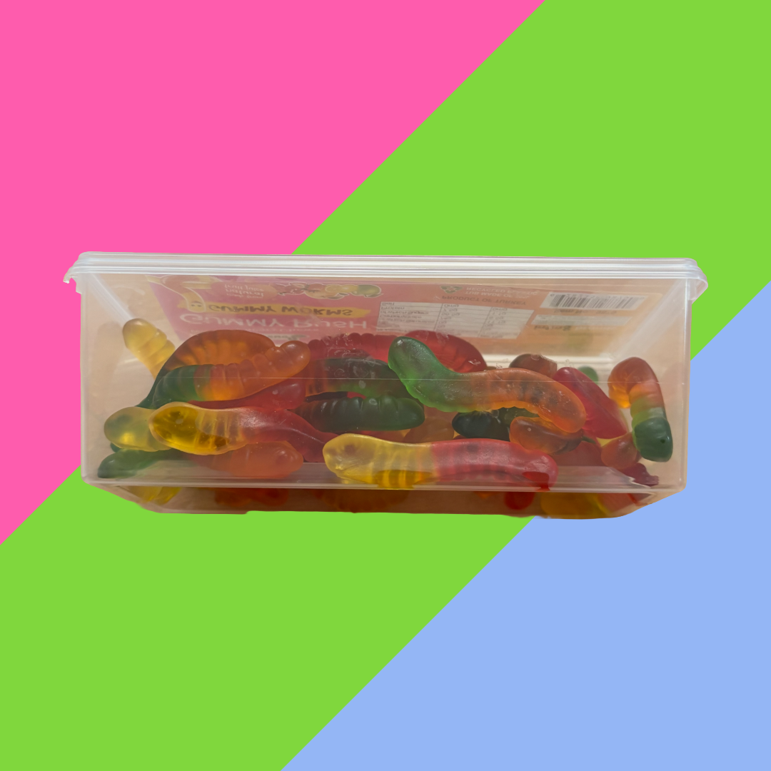 Gummy Rush Halal Candy Tubs