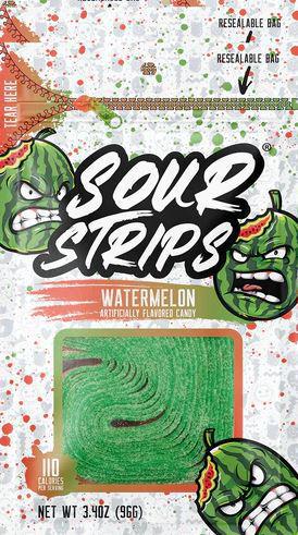 SOUR STRIPS - WATERMELON (USA)