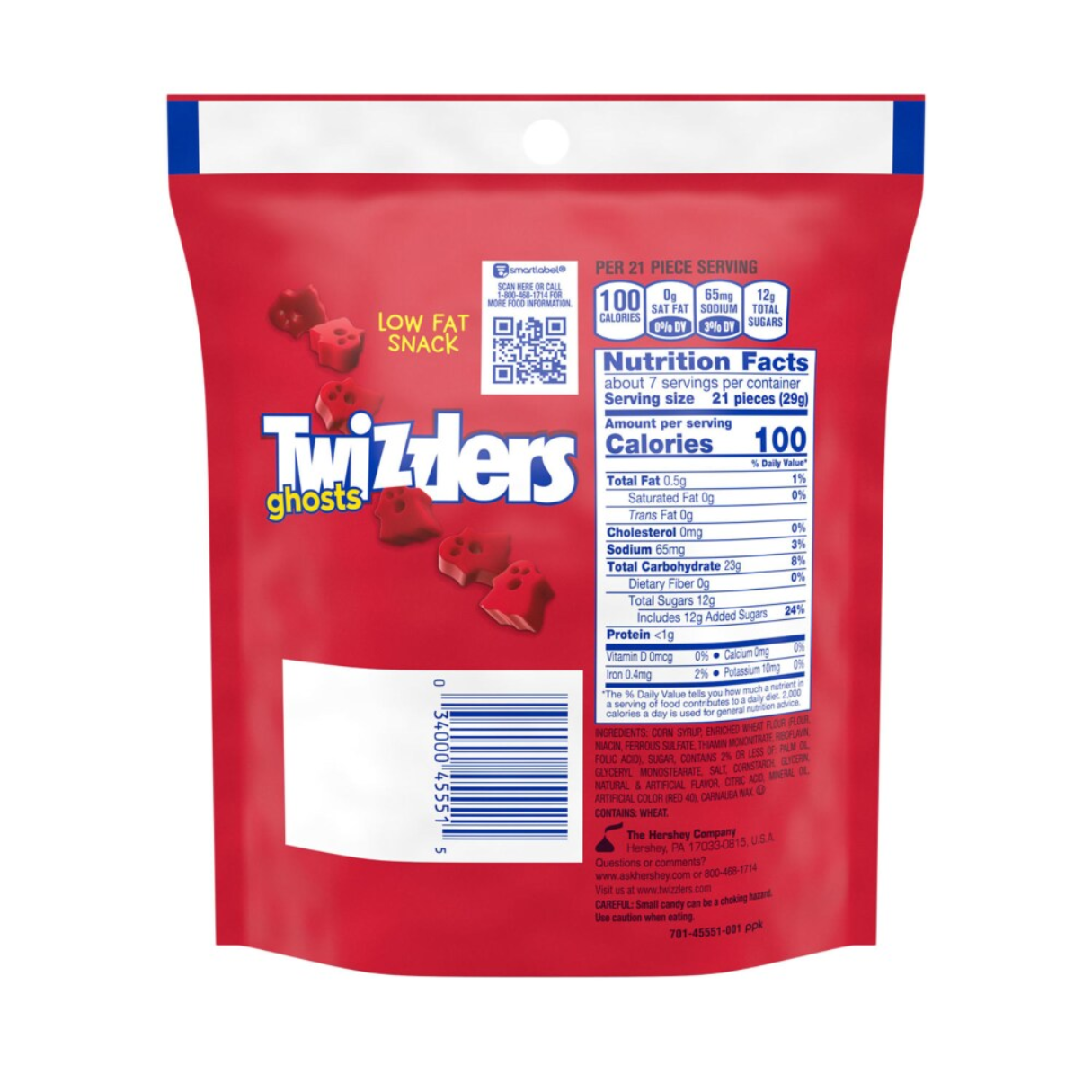 Twizzlers Ghosts Cherry Chewy 7.1 oz