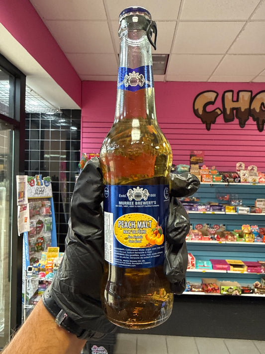 MURREE BREWERY’S PEACH MELT DE PEACH NONALCOHOLIC ESTABLISHED 1860 PRODUCT OF PAKISTAN 🇵🇰
