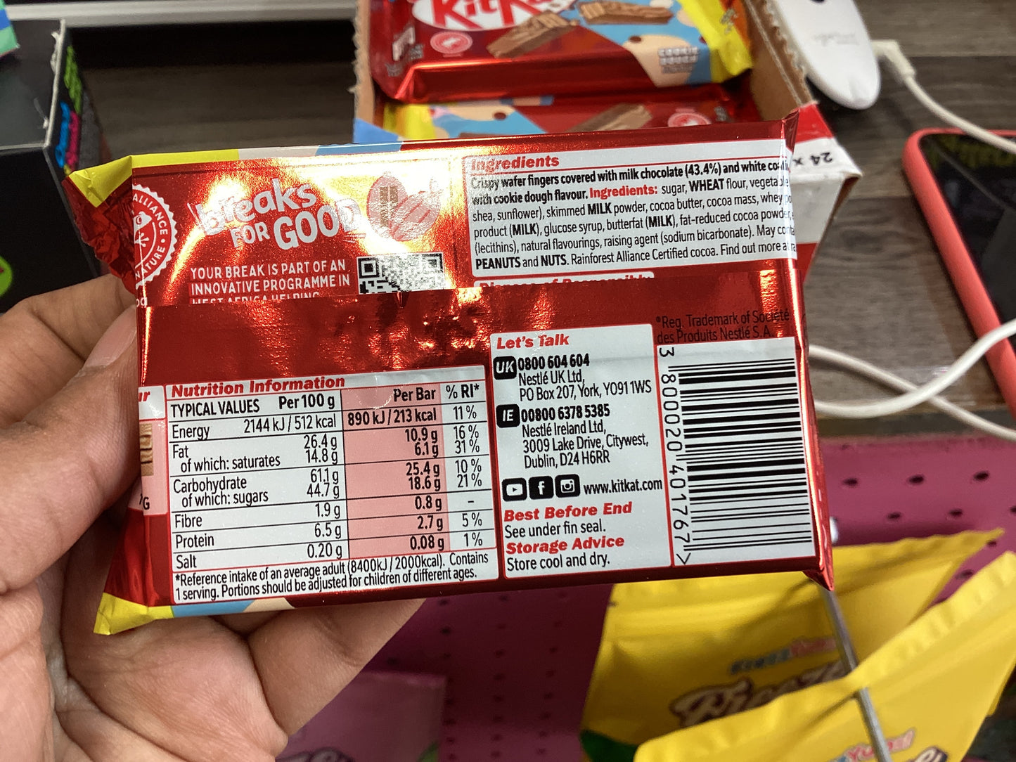 KitKat Cookie Dough Flavour