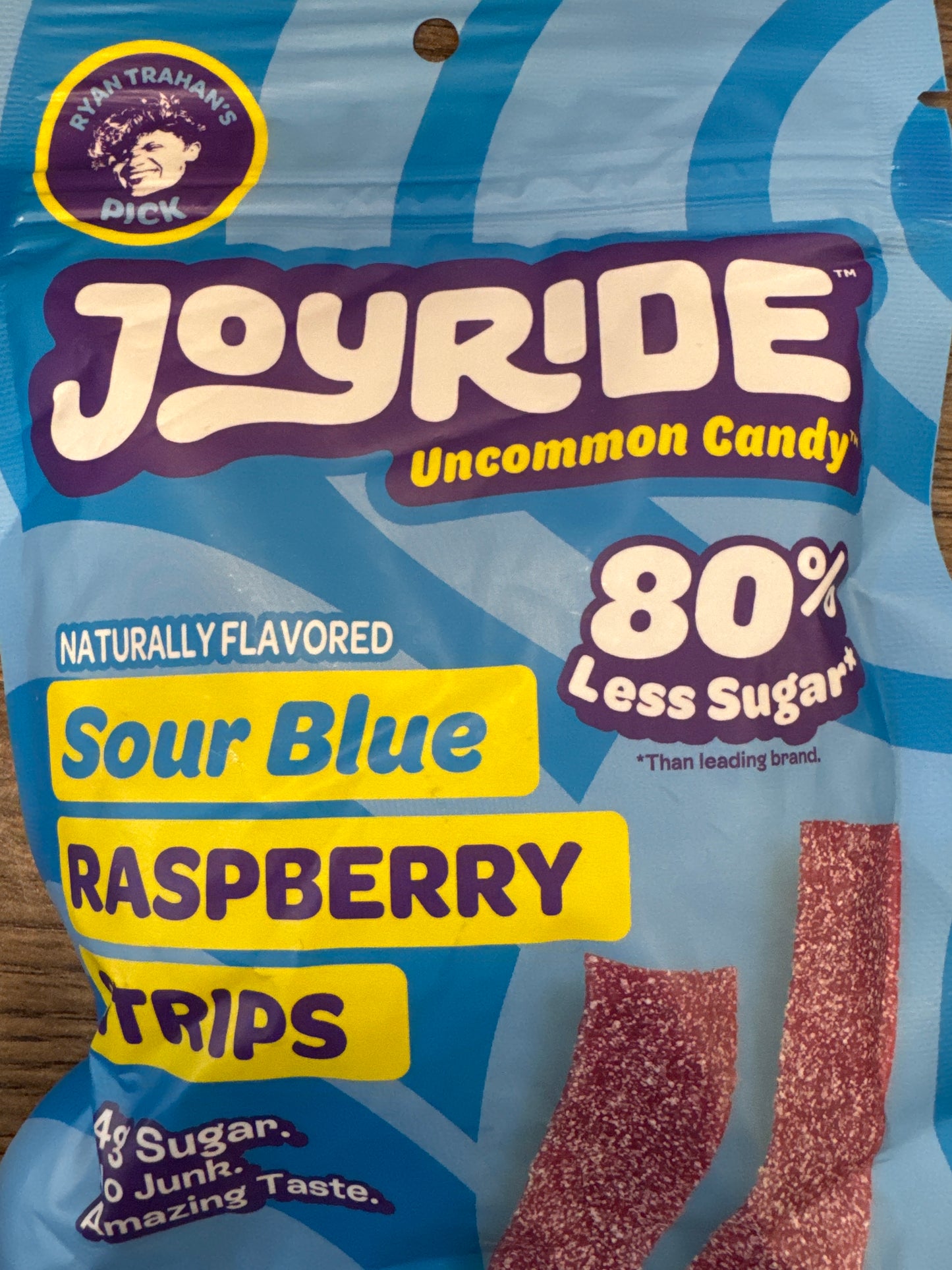 Joyride Sour Blue Raspberry Strips