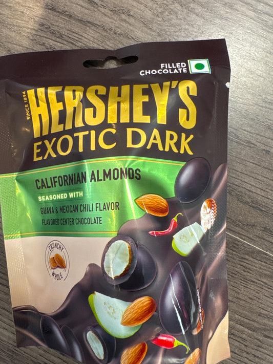 HERSHEY’S EXOTIC DARK CALIFORNIAN ALMONDS