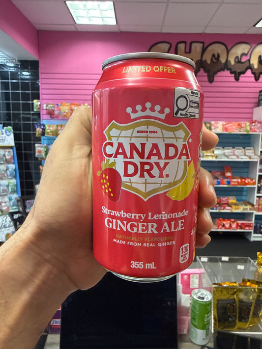 CANADA DRY STRAWBERRY LEMONADE, GINGER ALE, LIMITED OFFER