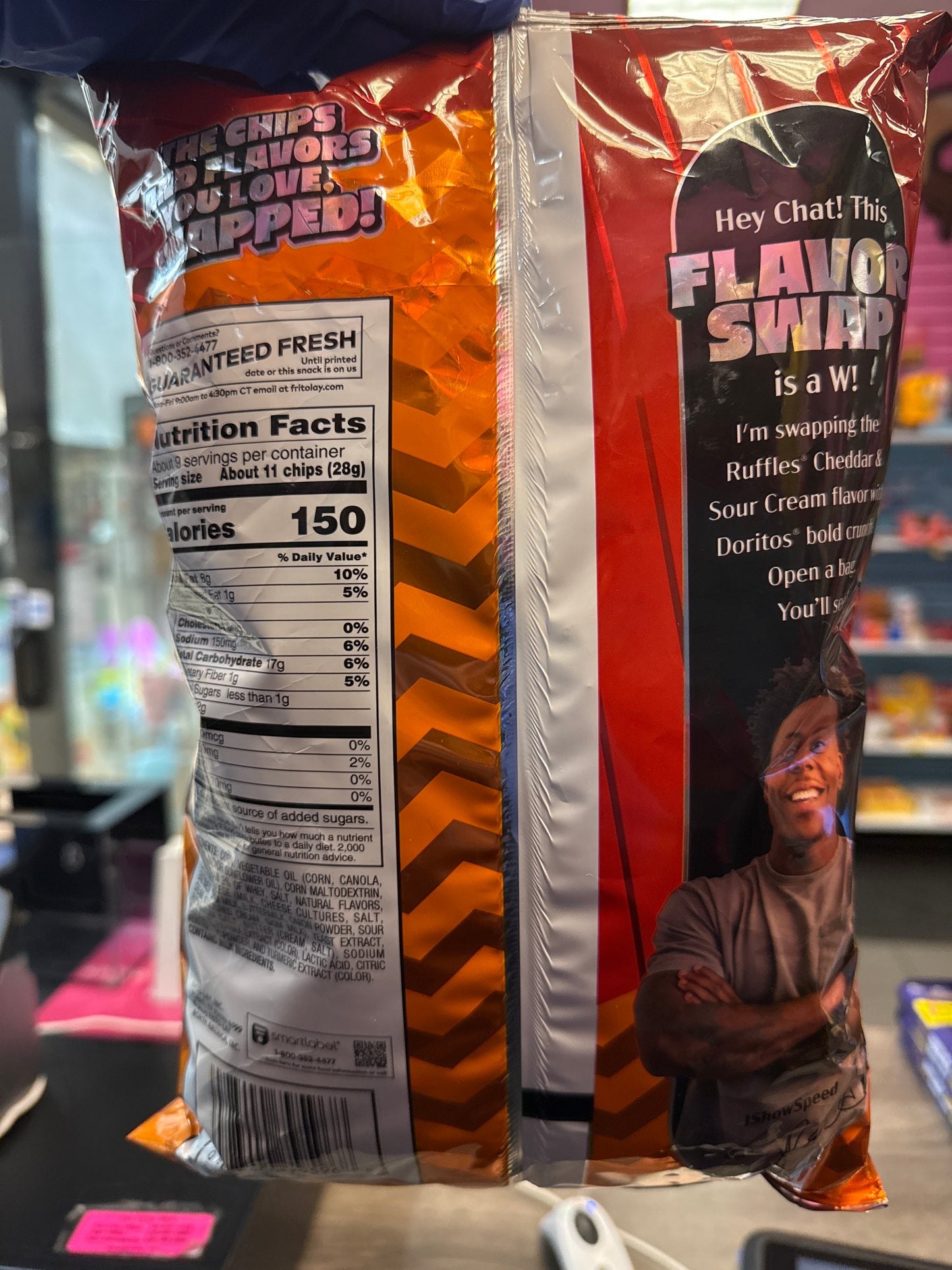 Doritos Flavor Swap Ruffles Cheddar & Sour Cream