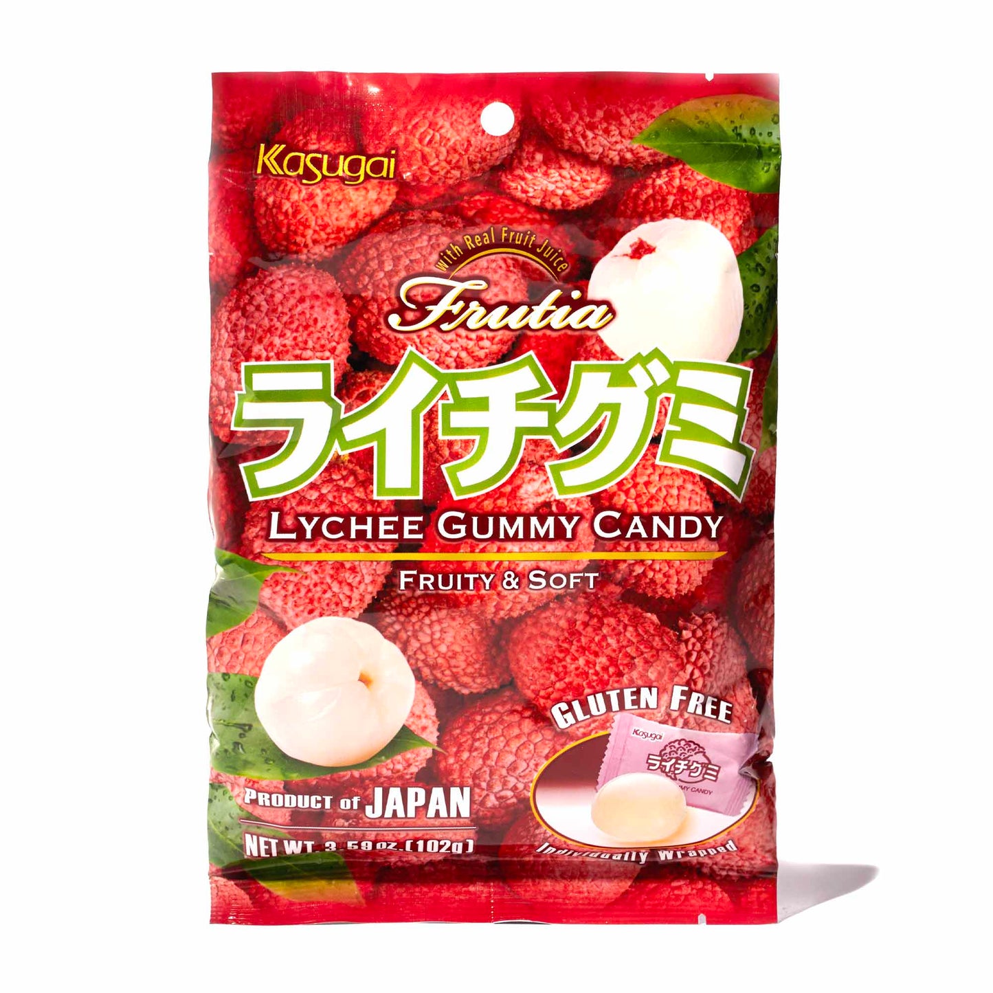 KASUGAI LYCHEE GUMMY CANDY (JAPAN)