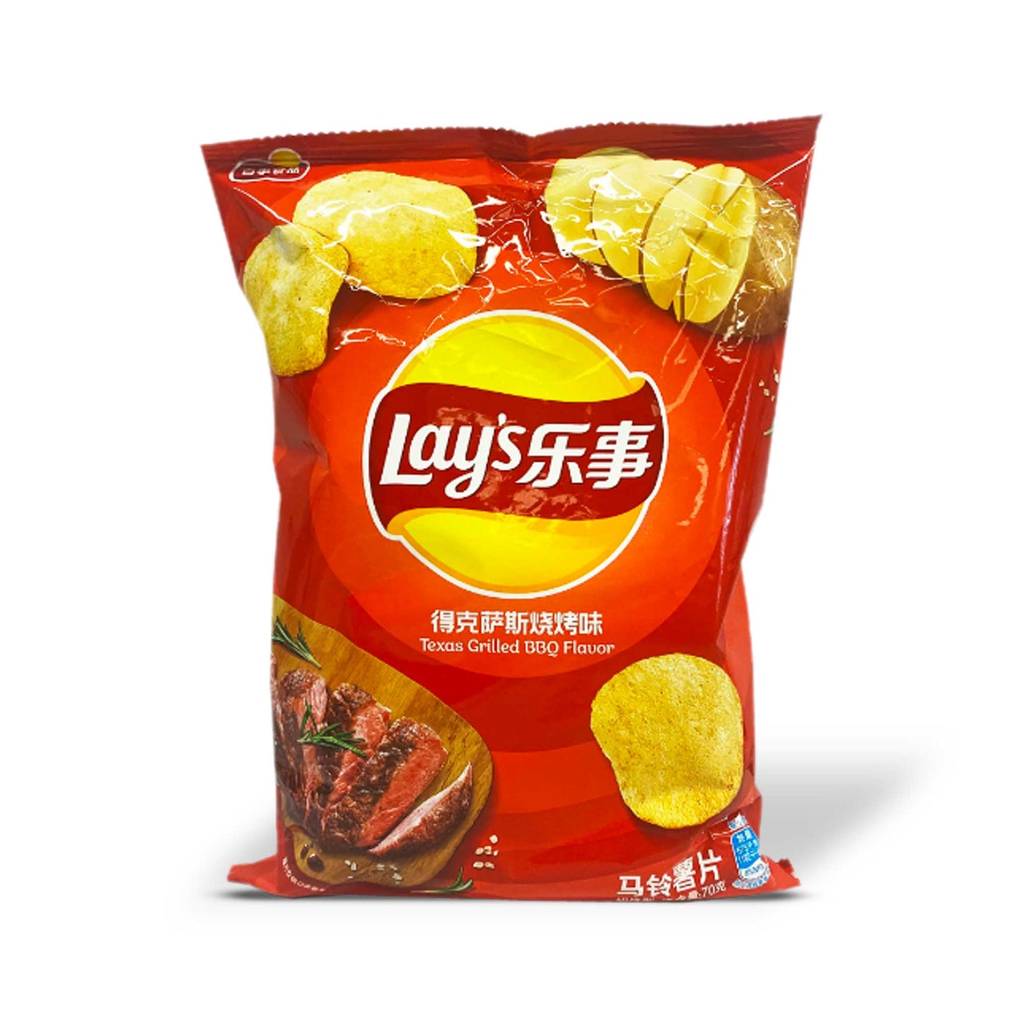 LAY'S TEXAS GRILLED BBQ 56g (CHINA)