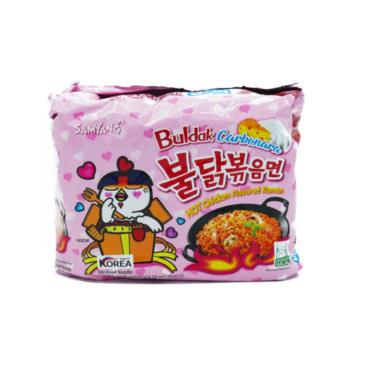 BULDAK CARBONARA SPICY RAMEN (PACK) (KOREA)