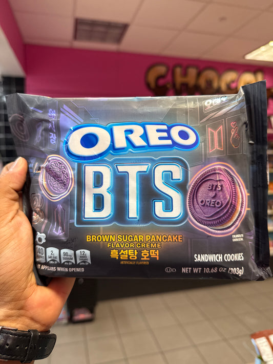Oreo, BTS, brown sugar, pancake flavor cream