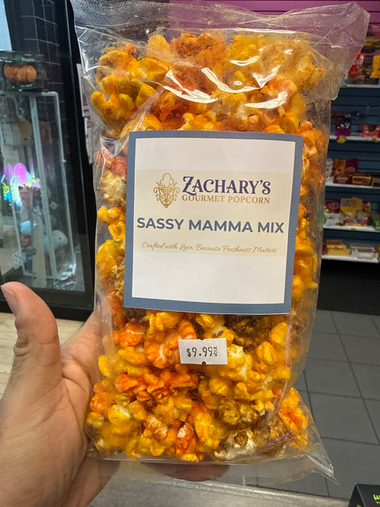 Zackarys Gourmet Popcorn Sassy Mamma Mix
