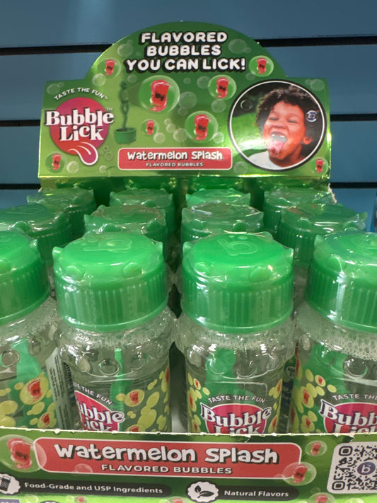 Bubble lick watermelon Splash bubbles