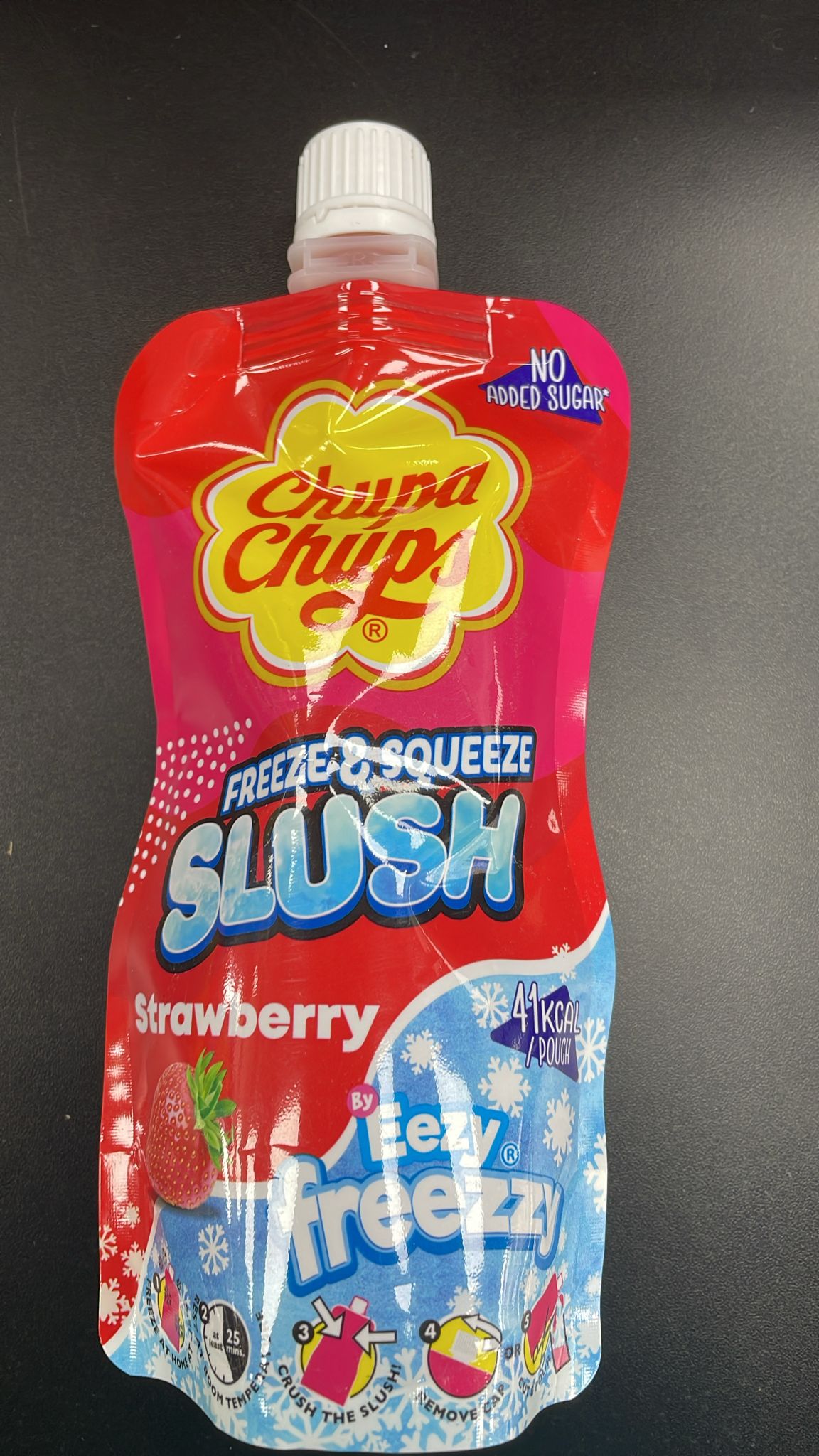 CHUPA CHUPS FREEZE SQUEEZE STRAWBERRY (UK)