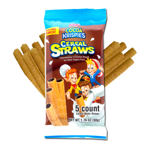 COCOA KRISPIES CEREAL STRAWS (USA)