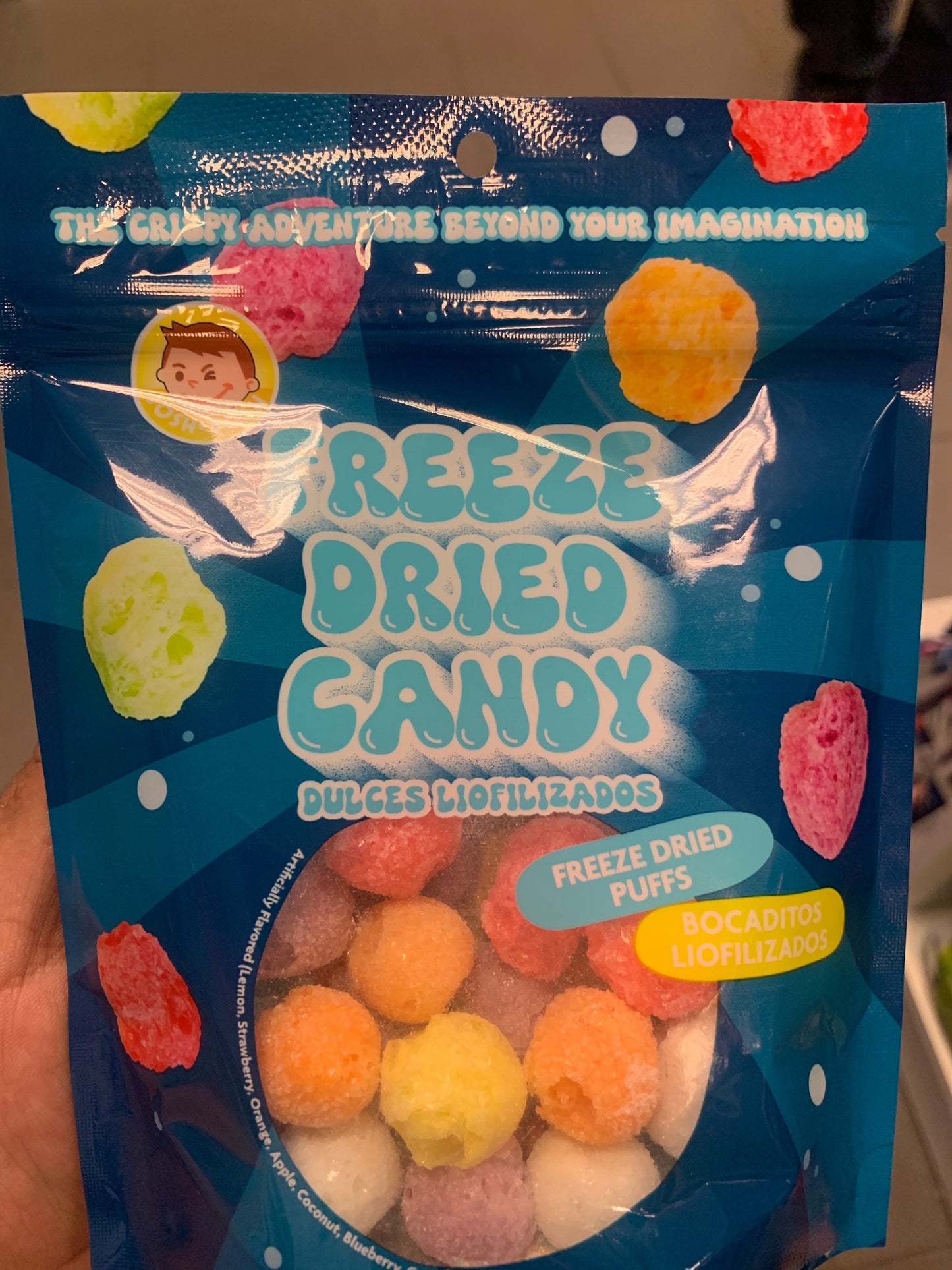 FREEZE DRIED CANDY PUFFS (CHINA)