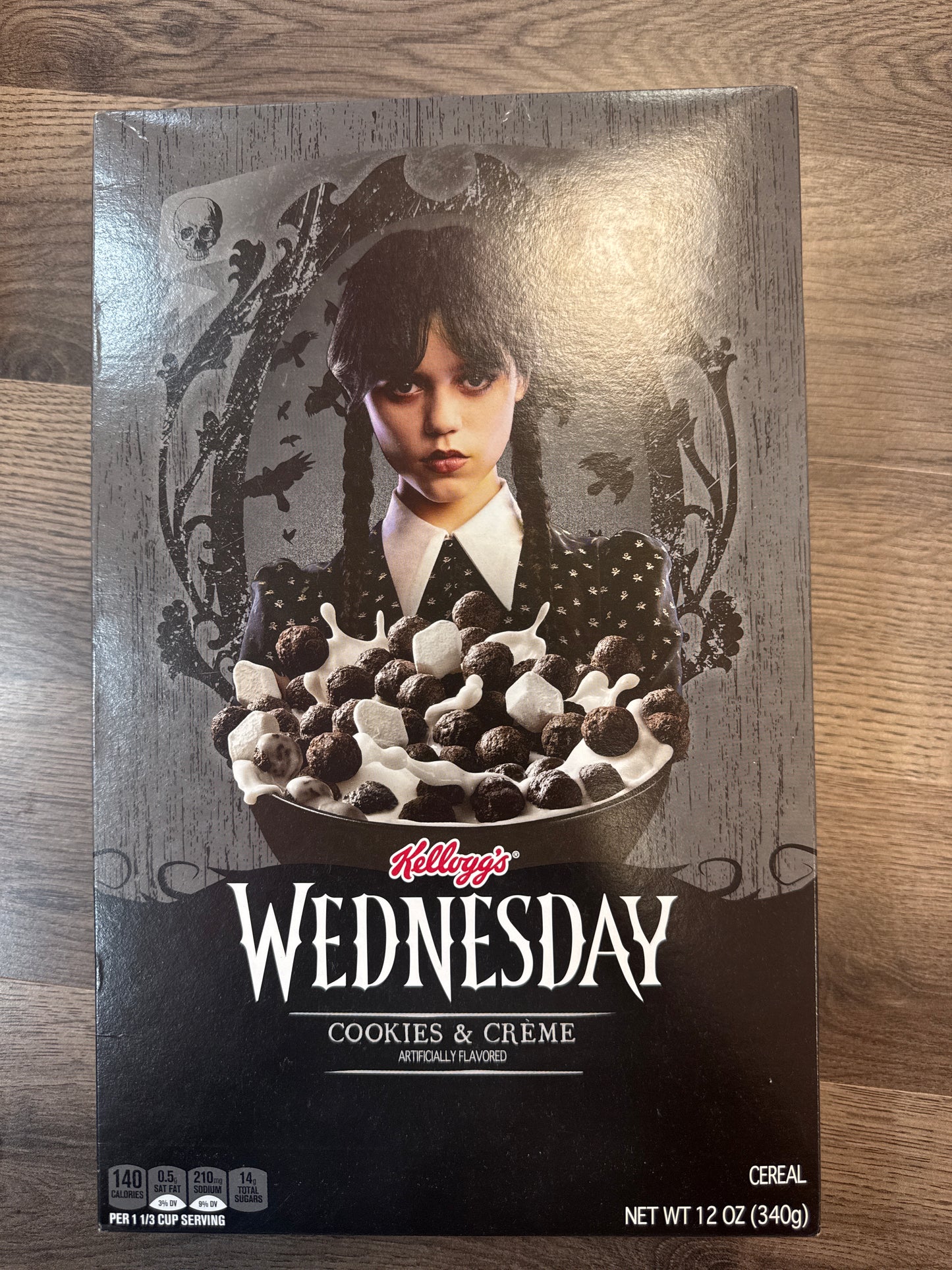 Kellogg’s Wednesday Cookies & creme flavoured