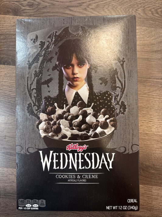 Kellogg’s Wednesday Cookies & creme flavoured