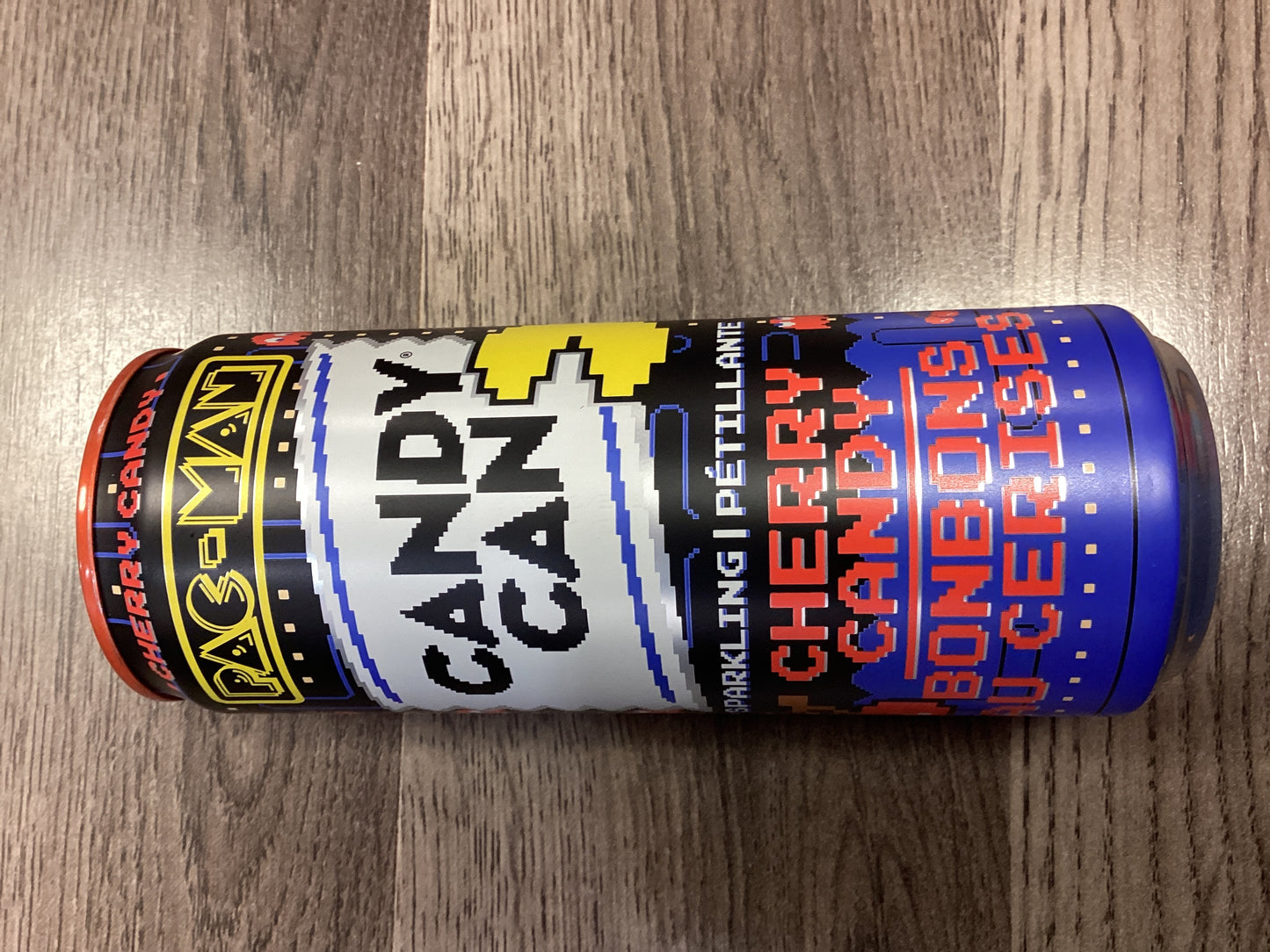 PAC-MAN CANDY CAN SPARKLING CHERRY CANDY