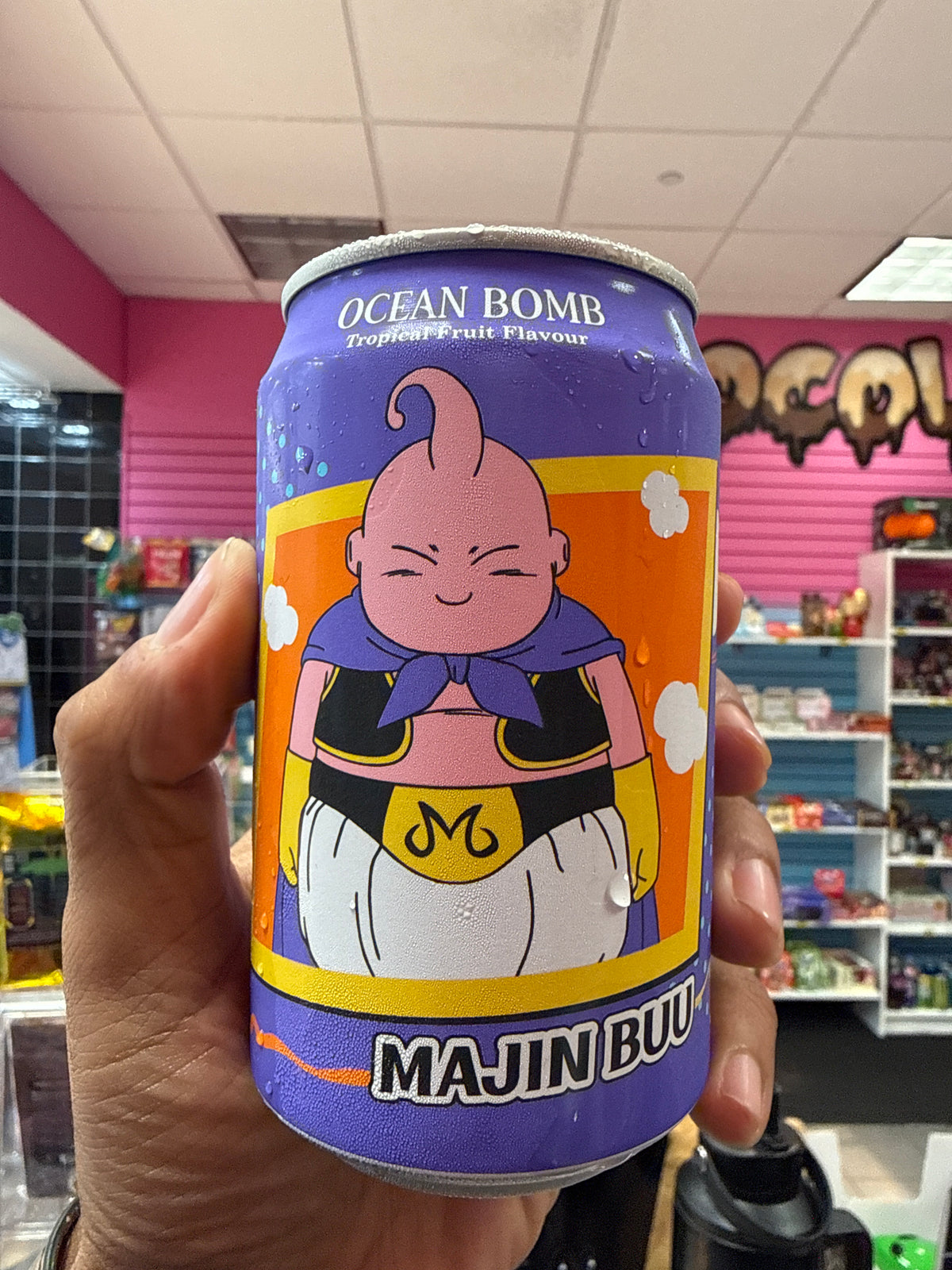 OCEAN BOMB TROPICAL FRUIT FLAVOR MAJIN BUU PRODUCT OF TAIWAN 🇹🇼
