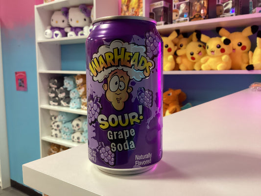 Warhead Sour Grape Soda