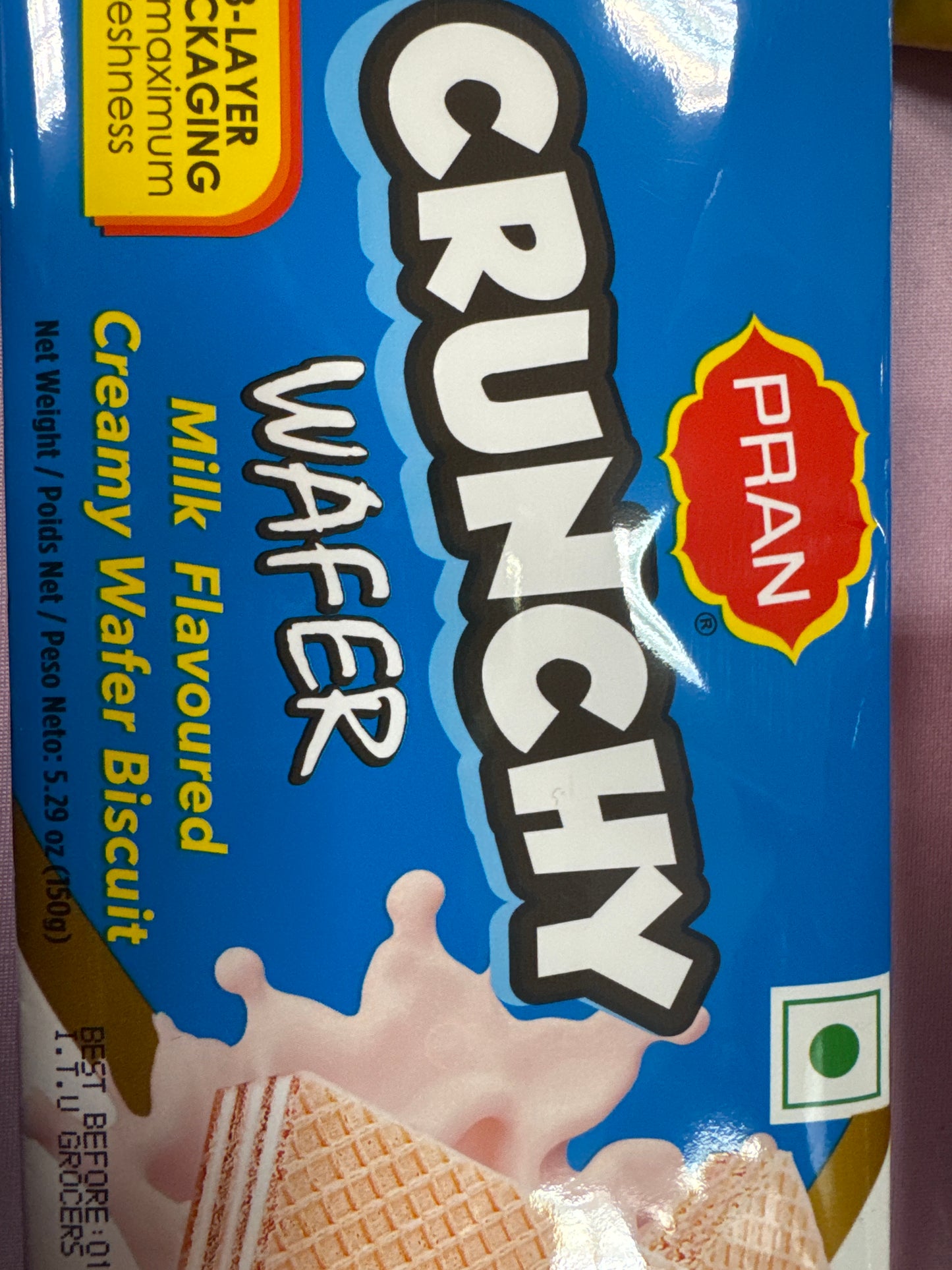 Pran Crunchy milk wafer