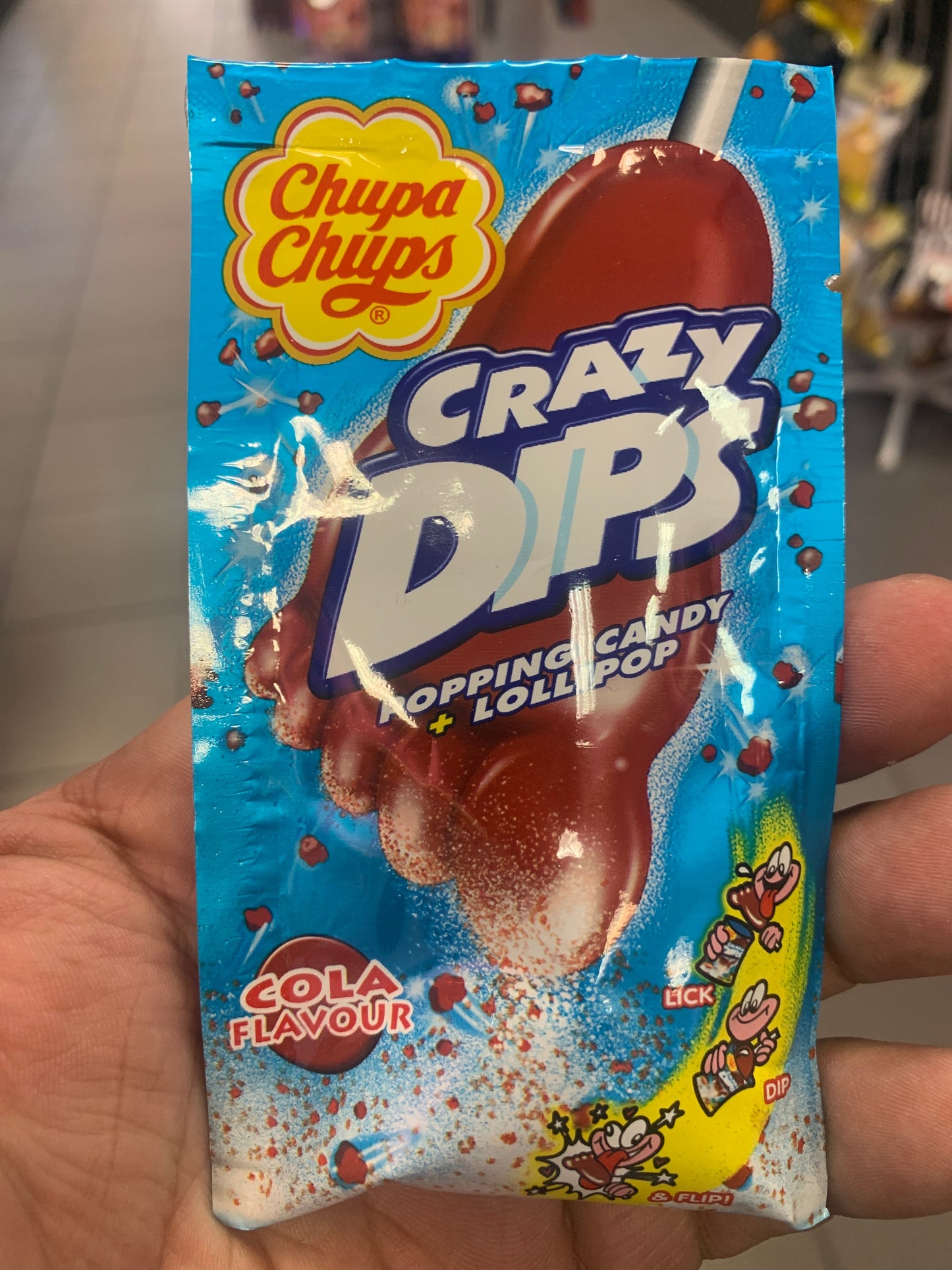 CHUPA CHUPS - CRAZY DIPS - COLA FLAVOUR (SPAIN)