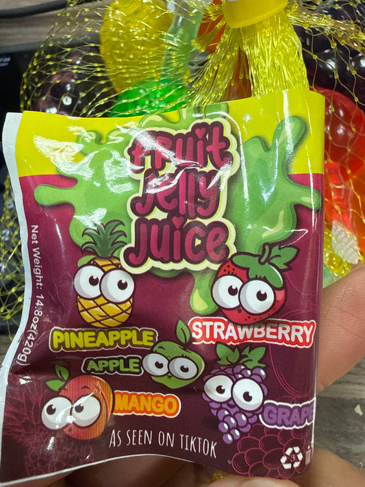 Fruit, jelly, juice, pineapple, strawberry, apple mango grape flavor