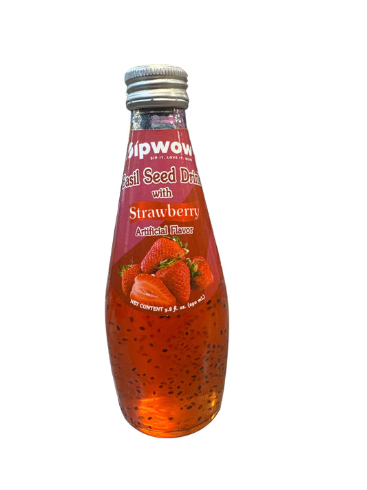 Basil Seed Drink Strawberry