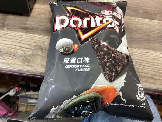 Doritos century egg flavor