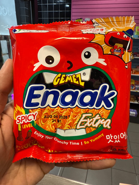 Gemez Enaak Spicy Chili Flavor Noodle Snack