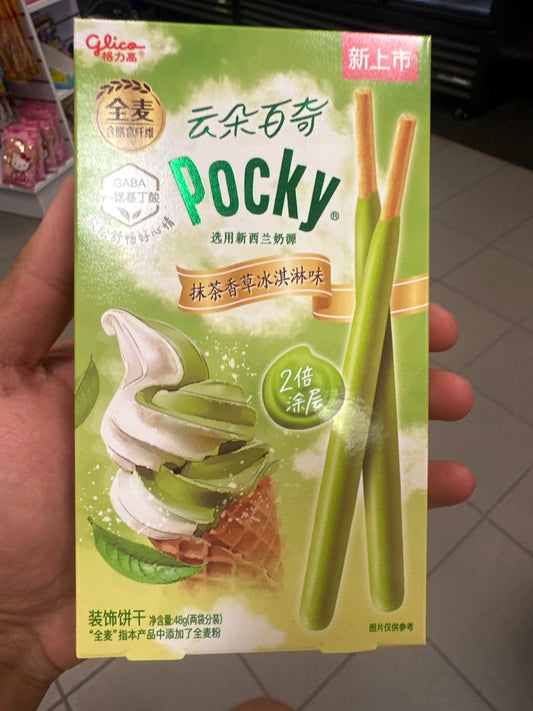 POCKY MATCHA VANILLA ICE CREAM (CHINA)