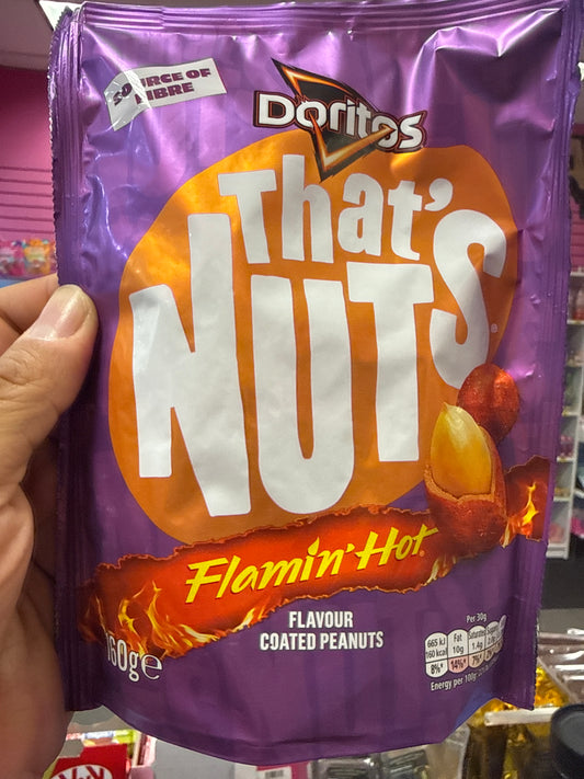Doritos, that’s nuts flaming hot from (UK)